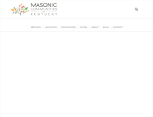 Tablet Screenshot of masonichomesky.com